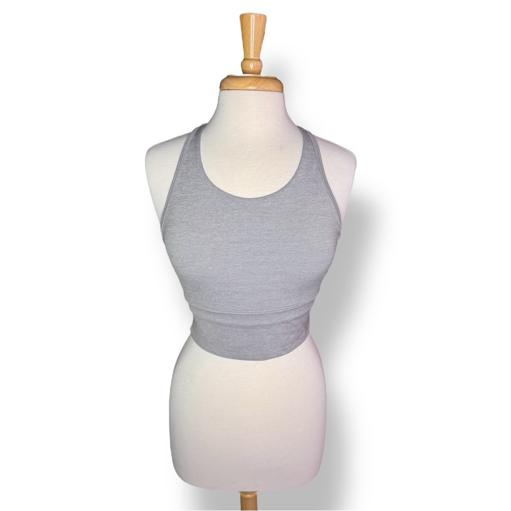 Heather Gray Women's Sports Bra - Picture 1 of 6
